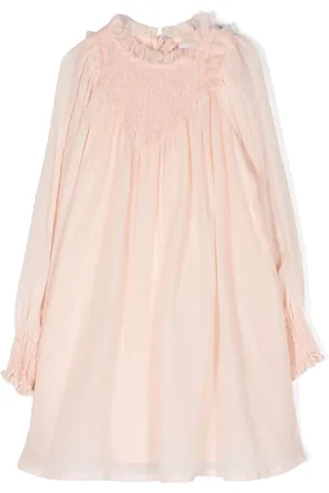 Chloé Vestido acampanado con volantes