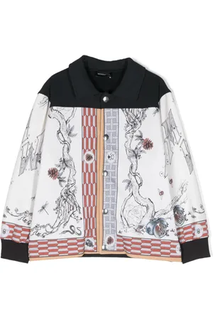 MONNALISA Chamarra bomber con estampado gráfico