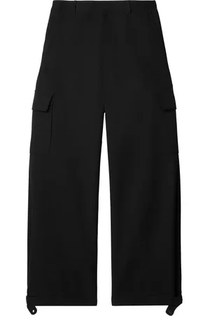 OFF-WHITE Pantalones cargo con diseño ancho