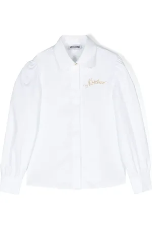 Moschino Camisa con logo bordado
