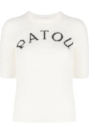 Patou Top tejido con logo en intarsia