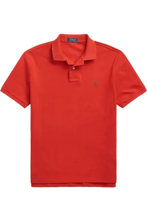 Ralph Lauren Playera tipo polo con logo bordado