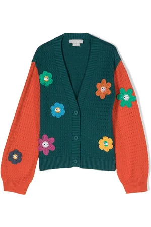 Stella McCartney Cárdigan de tejido flojo con bordado floral