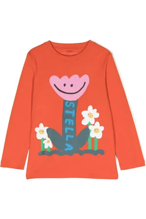 Stella McCartney Playera Smiley Tulip con estampado floral
