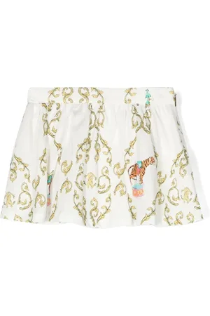 Roberto Cavalli Falda con estampado gráfico
