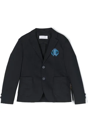 Roberto Cavalli Blazer con botones y logo bordado