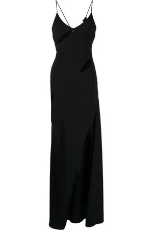 MONSE Slip dress largo con detalle de aberturas