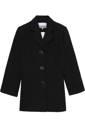 Ganni Blazer con botones y hombreras