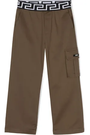 VERSACE Pantalones cargo con motivo Greca