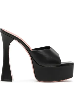 Amina Muaddi Mules Dalida con plataforma de 140mm
