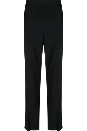 Msgm Pantalones rectos con logo en la pretina
