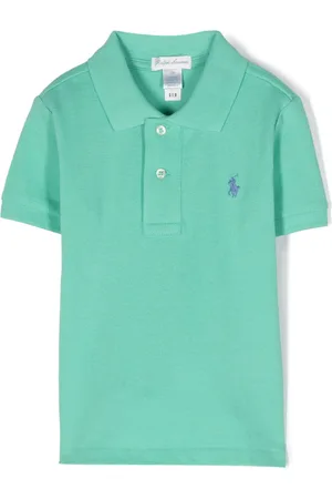 Ralph Lauren Playera tipo polo con logo bordado