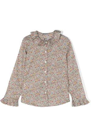 Il gufo Blusa con estampado floral