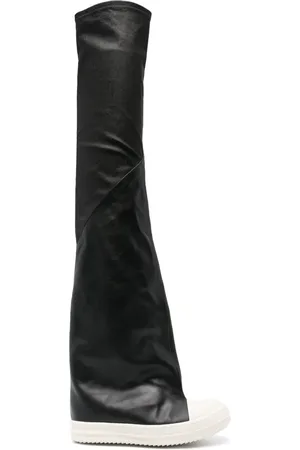 Rick Owens Botas altas con tacón de 30mm