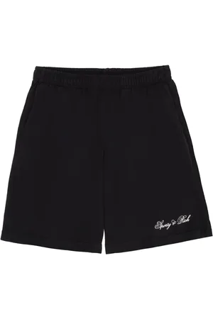 Sporty & Rich Bermudas con pretina elástica y logo estampado