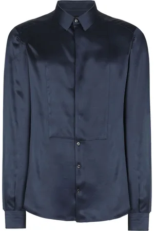 Dolce & Gabbana Camisa manga larga con acabado de satén