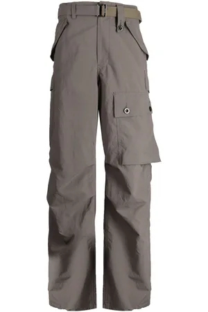 SACAI Pantalones cargo con diseño recto