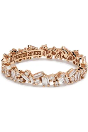 Suzanne Kalan Anillo eternity Classic Icon Fireworks en oro rosa de 18kt con diamantes