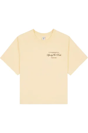 Sporty & Rich Playera corta con logo estampado