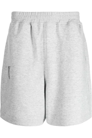 Izzue Bermudas con logo estampado y diseño afelpado