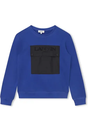 Lanvin Sudadera con logo bordado