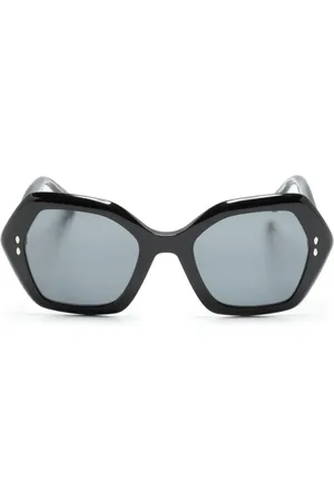 Isabel Marant Lentes de sol con armazón geométrica y micas oscuras