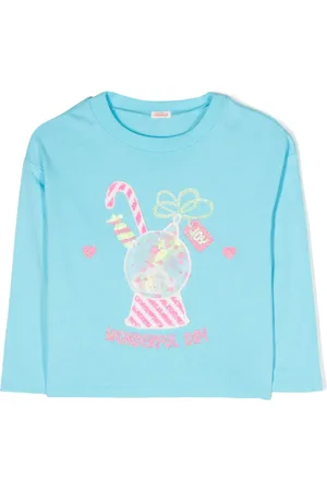 Billieblush Playera manga larga con estampado gráfico