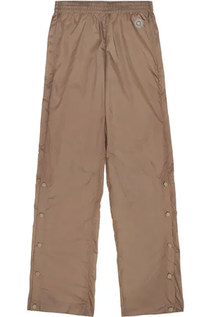 Sporty & Rich Pantalones rectos con parche del logo