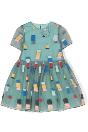 Mimisol Vestido con tul bordado