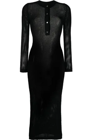 Cynthia Rowley Vestido tejido Henley