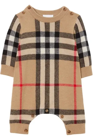 Burberry Mameluco con motivo Vintage Check