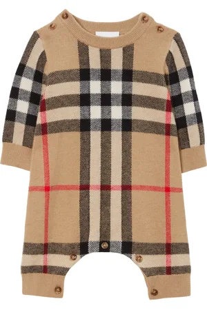Burberry Mameluco con motivo Vintage Check