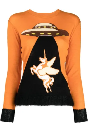 UNDERCOVER Suéter tejido con UFO en jacquard