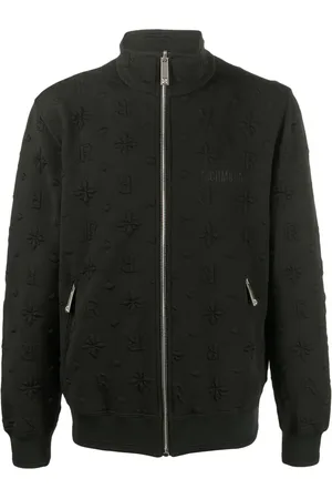 John Richmond Chaqueta bomber con monograma en relieve