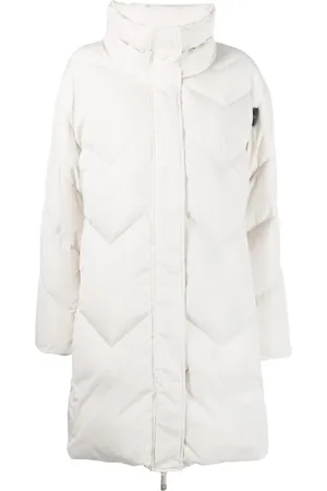 John Richmond Impermeable capitonado con parche del logo