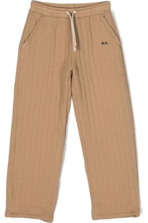 Bobo Choses Pantalones rectos con cordones en la pretina