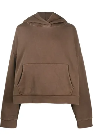 Entire Studios Hoodie con efecto lavado y mangas caídas