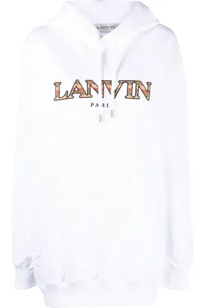Lanvin Hoodie con logo bordado