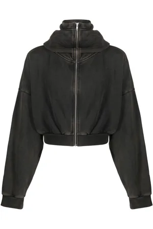 Entire Studios Hoodie corta con cierre