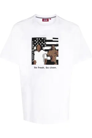MOSTLY HEARD RARELY SEEN Playera manga corta con estampado gráfico