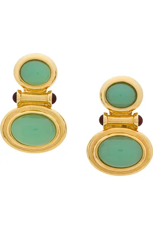Susan Caplan Aretes Cabochon de Elizabeth Taylor