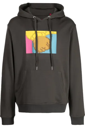 MOSTLY HEARD RARELY SEEN Hoodie con puño estampado
