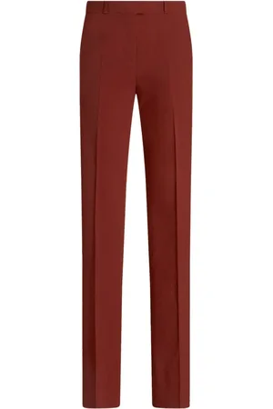 Etro Pantalones de vestir rectos en jacquard