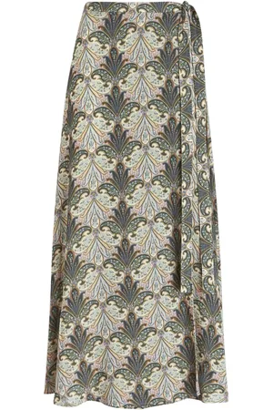Etro Falda con estampado gráfico