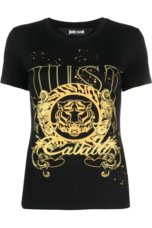 Roberto Cavalli Playera con motivo Tiger Head