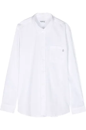 Dondup Camisa con placa del logo