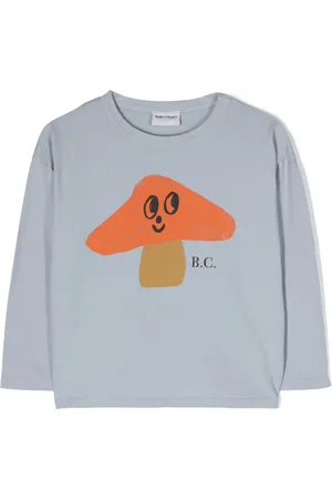Bobo Choses Playera manga larga con champiñón estampado