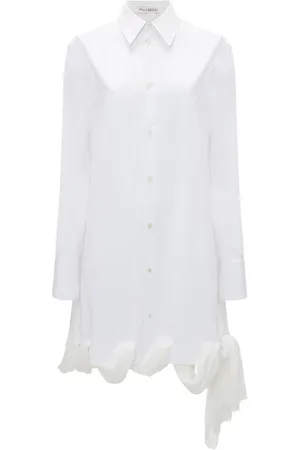 J.W.Anderson Vestido camisero con dobladillo vuelto