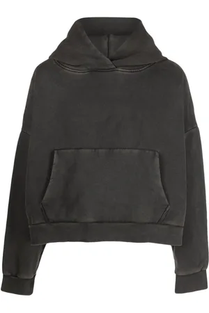 Entire Studios Hoodie con hombros caídos y efecto lavado