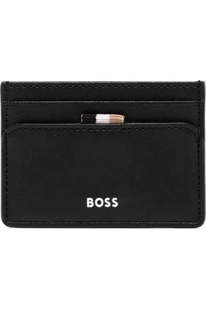 HUGO BOSS Tarjetero con logo en relieve